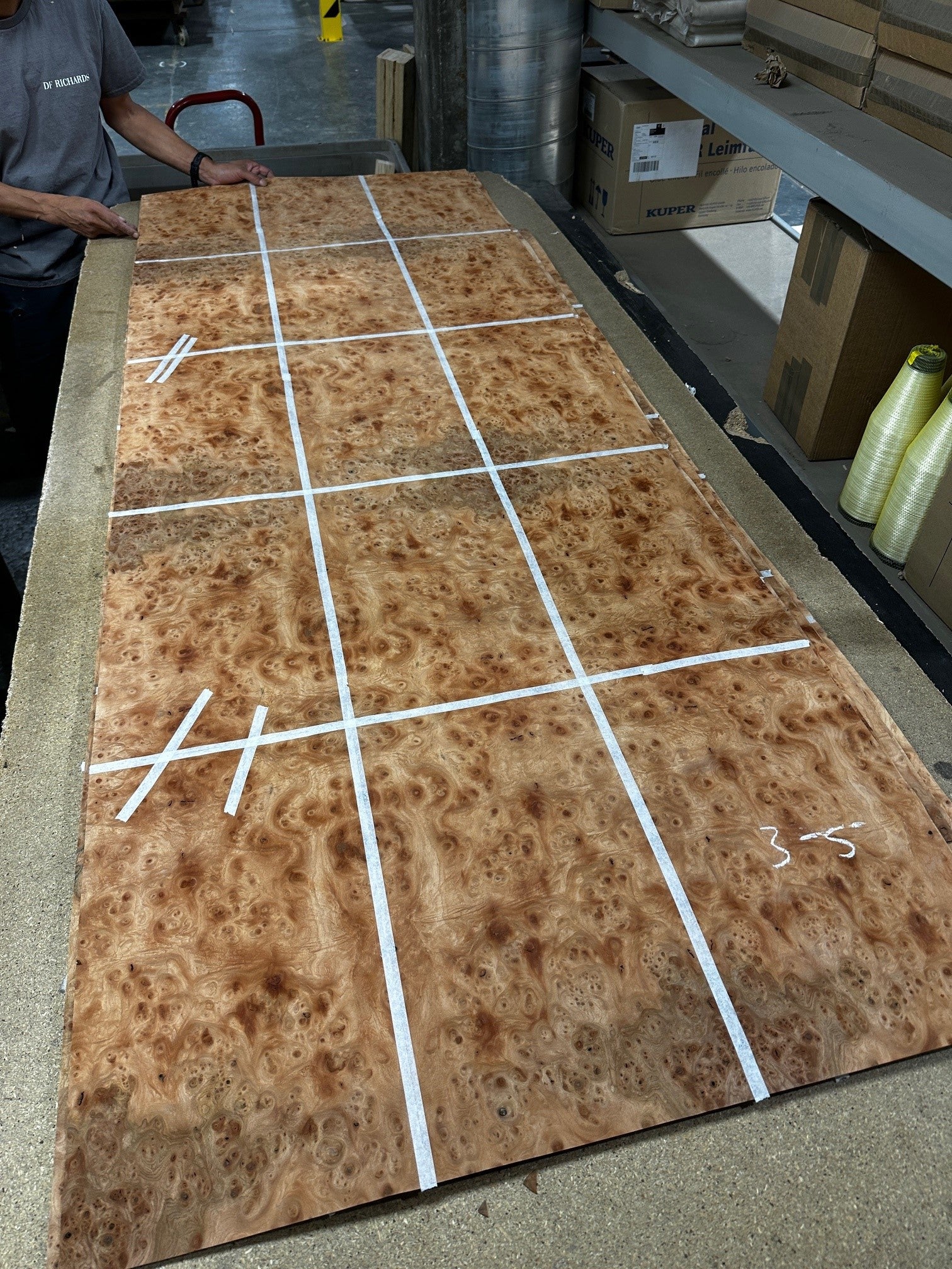 Wood Veneer - Elm Burr - DF Richards Veneers
