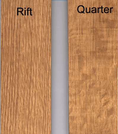 Is Rift Cut the same as Quarter Cut? - DF Richards